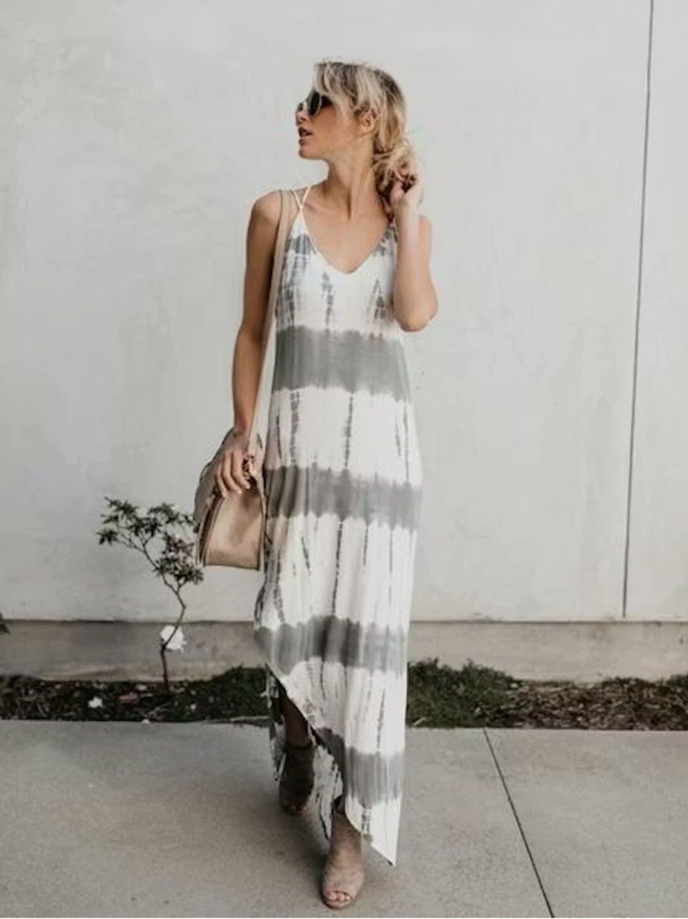 Vici Tie Dye Boho Maxi Dress